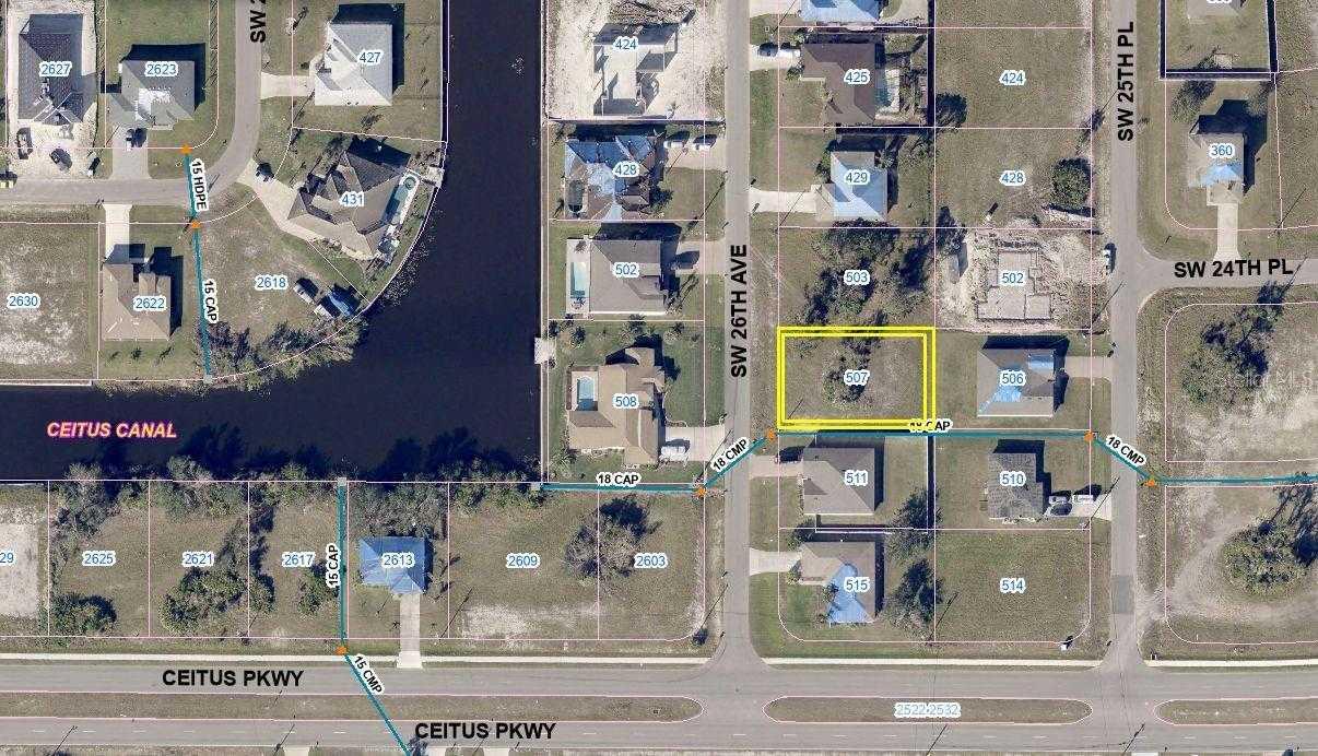 507 26TH, CAPE CORAL, Land,  sold, PROPERTY EXPERTS 