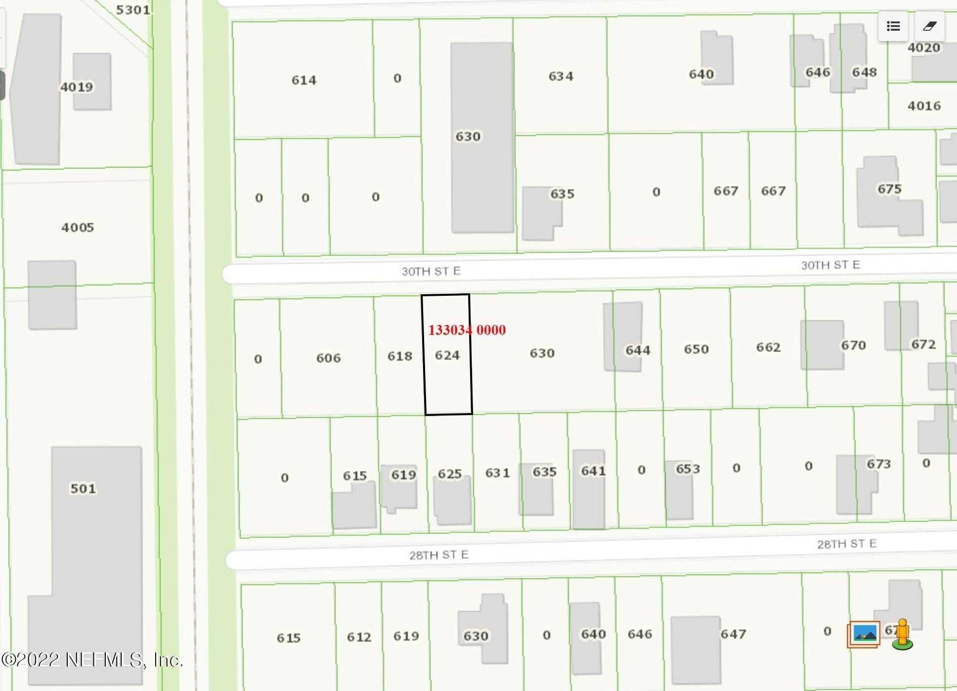 624 30TH, 1189063, JACKSONVILLE, Lots & Land,  sold, PROPERTY EXPERTS 