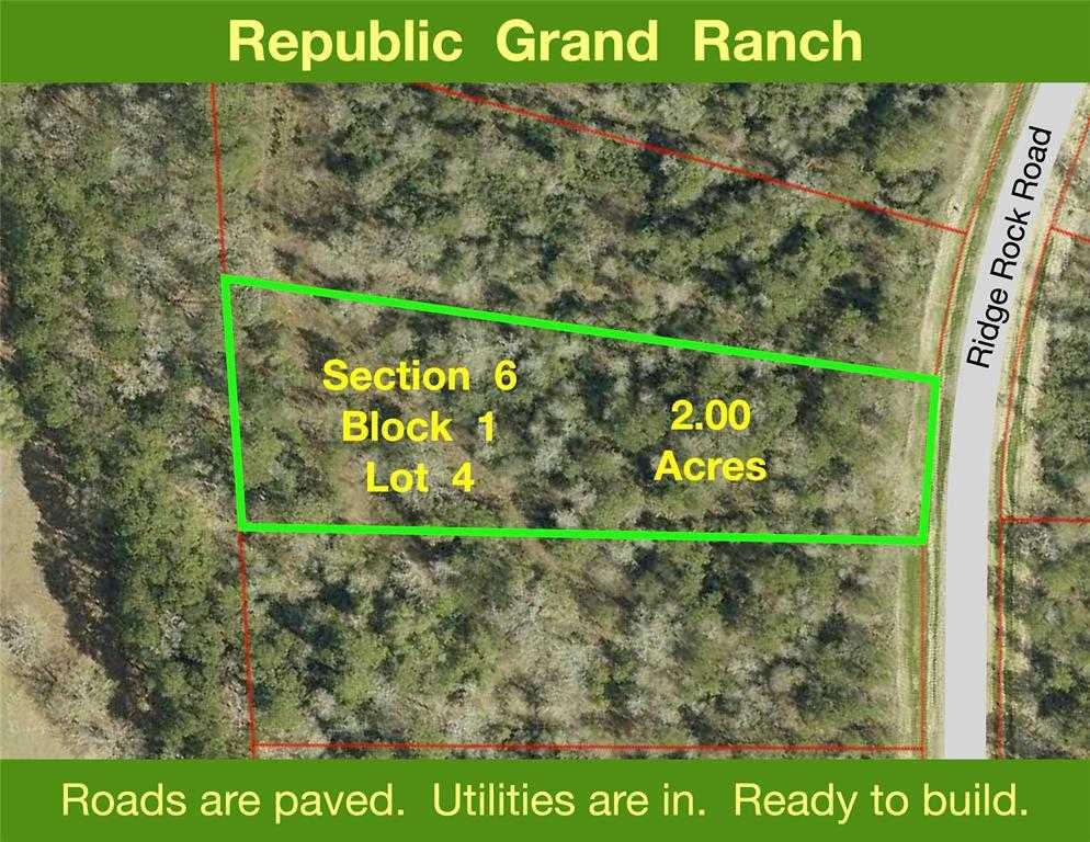 15829 Ridge Rock, 98554765, Willis, Lots,  for sale, PROPERTY EXPERTS 