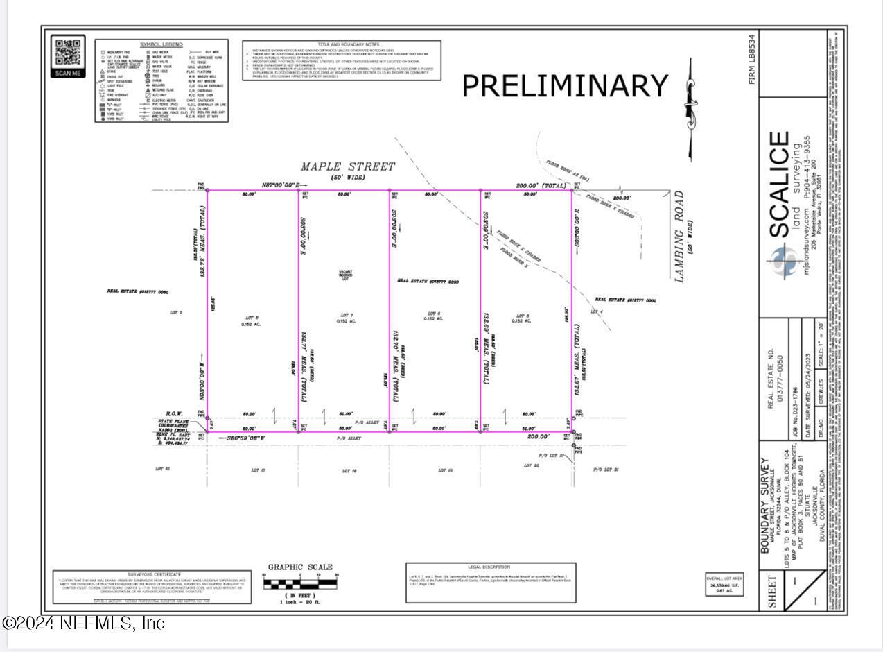 MAPLE LOT 5, 2002605, Jacksonville, Unimproved Land,  sold, PROPERTY EXPERTS 