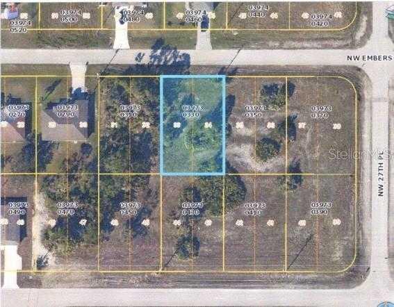 2720 EMBERS, CAPE CORAL, Land,  for sale, PROPERTY EXPERTS 