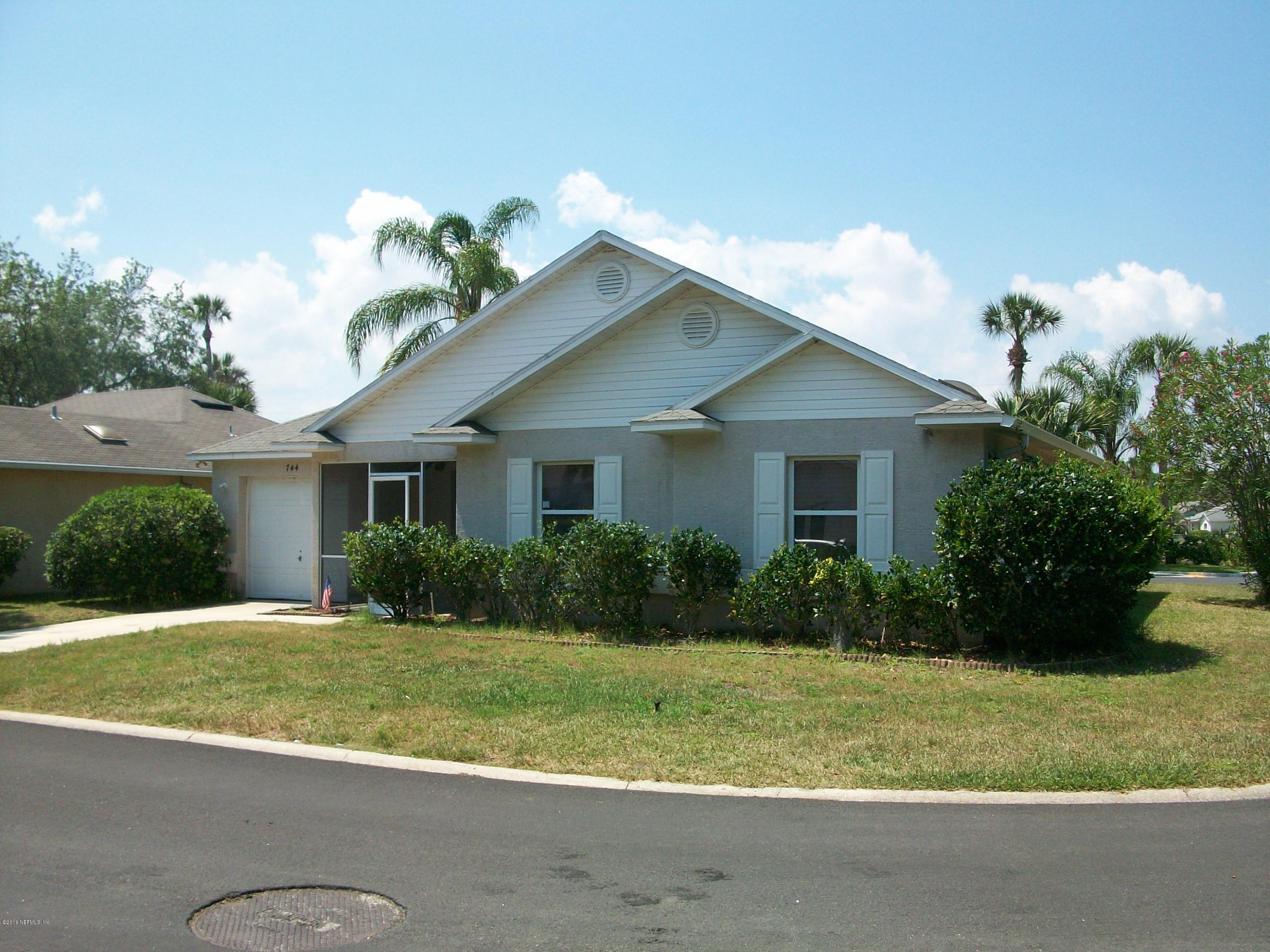 744 PALM HAMMOCK, 829531, St Augustine, Single Family Residence,  sold, PROPERTY EXPERTS 