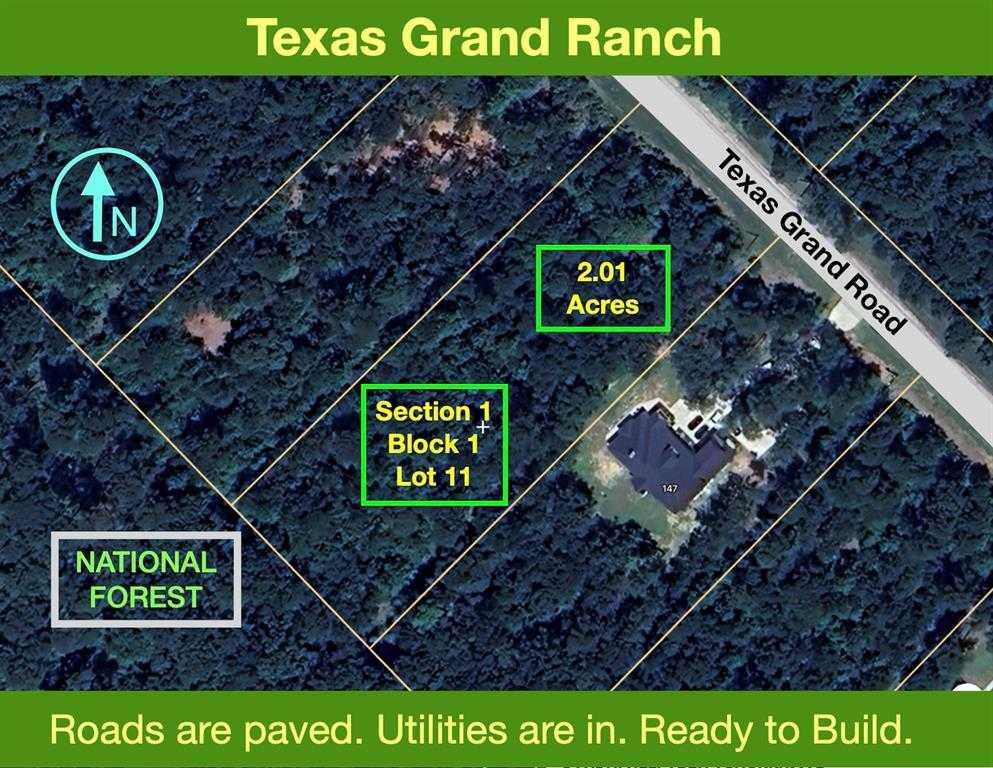 1 Texas Grand, 23060221, Huntsville, Lots,  for sale, PROPERTY EXPERTS 